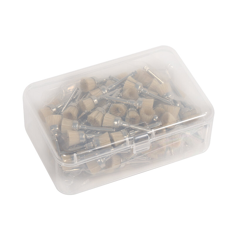 high quality disposable 100pcs/Box den tal Polishing Bushes for stain removal and polishing