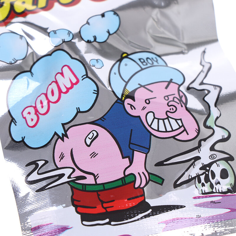 Funny Bomb Fart Bomb Bags, Stink Bomb, Fedorento, Piadas práticas, Fool Toy, Mordaça engraçada, Brinquedo complicado, 10pcs