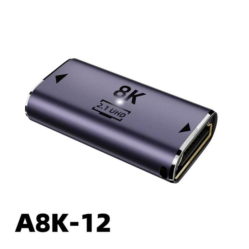 8k 엘보우 HDMI 호환 인터페이스, HDMI 호환, 수-암 어댑터, 다기능, 48mbps (mb/s)