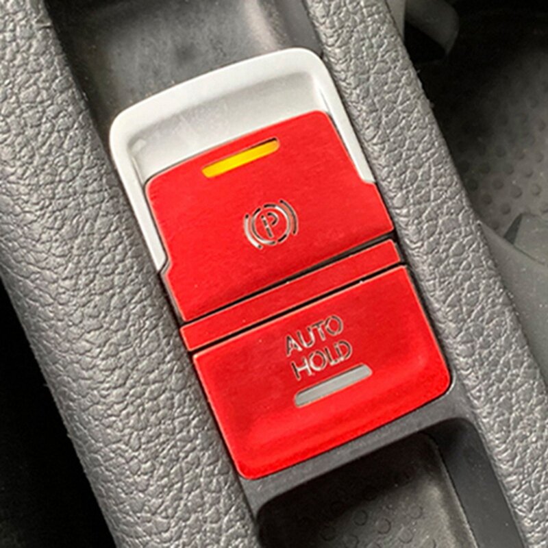 Ajuste de la cubierta del botón del interruptor de la sujeción automática del freno de mano del coche para Golf 7 7,5 MK7 AT, accesorios 2015-2019