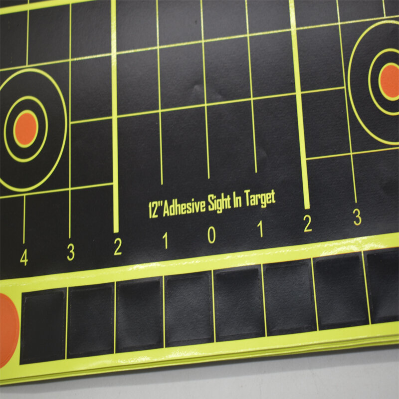Kertas Stiker Target cipratan 12 inci 30CM, kertas perekat tembakan reaktif untuk pistol/senapan/perekat
