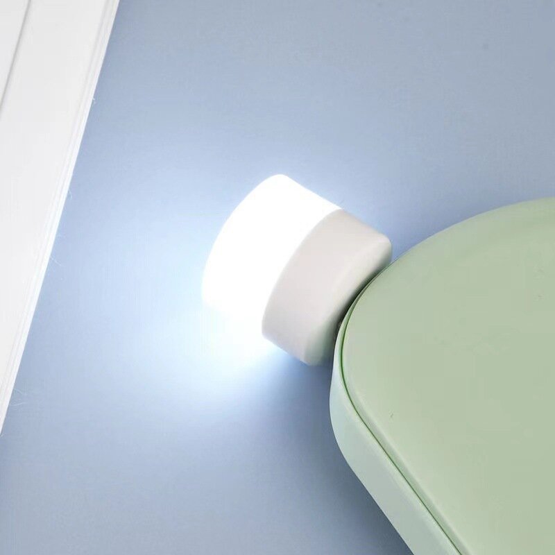 Mini lampe LED à prise USB, chargeur pour ordinateur portable, petit livre, Protection des yeux, éclairage de bureau