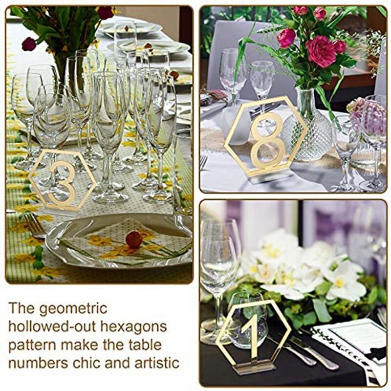 Tisch nummer 1-15 Hochzeit Acryl Tisch nummer Halterung Basis geeignet für Hochzeits feier Event Catering Dekoration