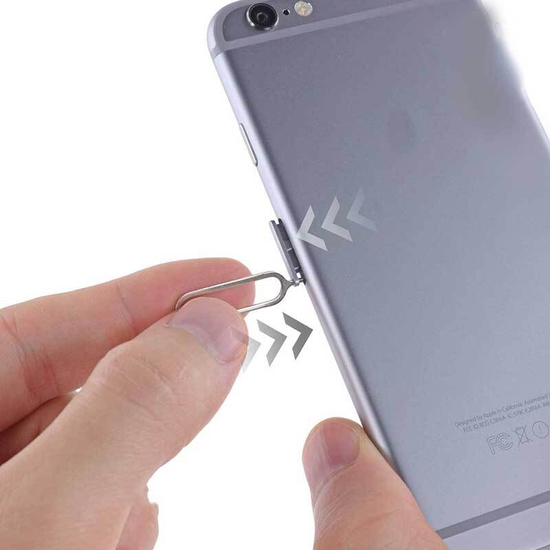 1 pz SIM Card rimozione Pin Card Lifter Key Tool acciaio inossidabile universale per vari smartphone