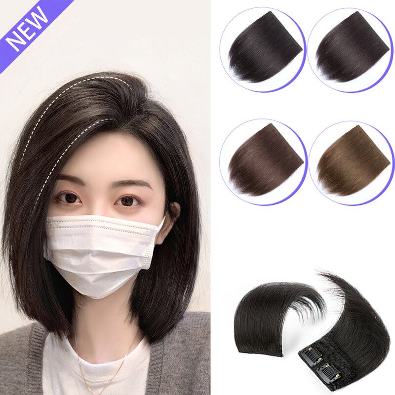 Clip per capelli sintetici in estensione per parrucca naturale da donna forcine invisibili diritte corte femminili che aggiungono un pezzo di Volume Extra