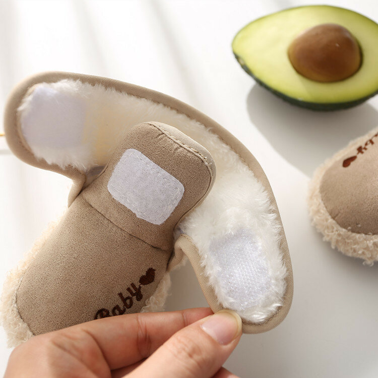 Sepatu bot salju Anti licin bayi, sepatu bot hangat untuk bayi baru lahir dan balita