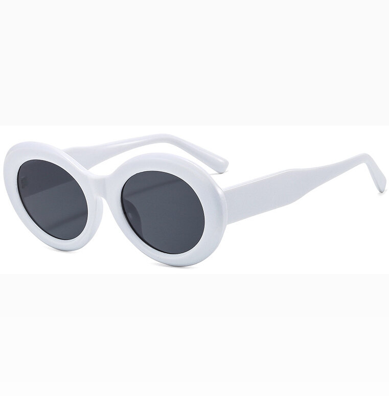 Retro Zebra Streifen Druck Oval Frauen Sonnenbrille Klassische Runde Sonnenbrille Männer 2022 Neue Luxus Brillen Oculos De Sol UV400