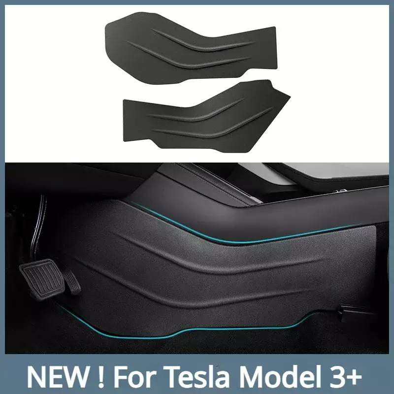 For Tesla Model 3 Highland 2024 Door Sill Strip Guard Car Front Rear Door Threshold Protector Central Control Side Anti-kick Pad
