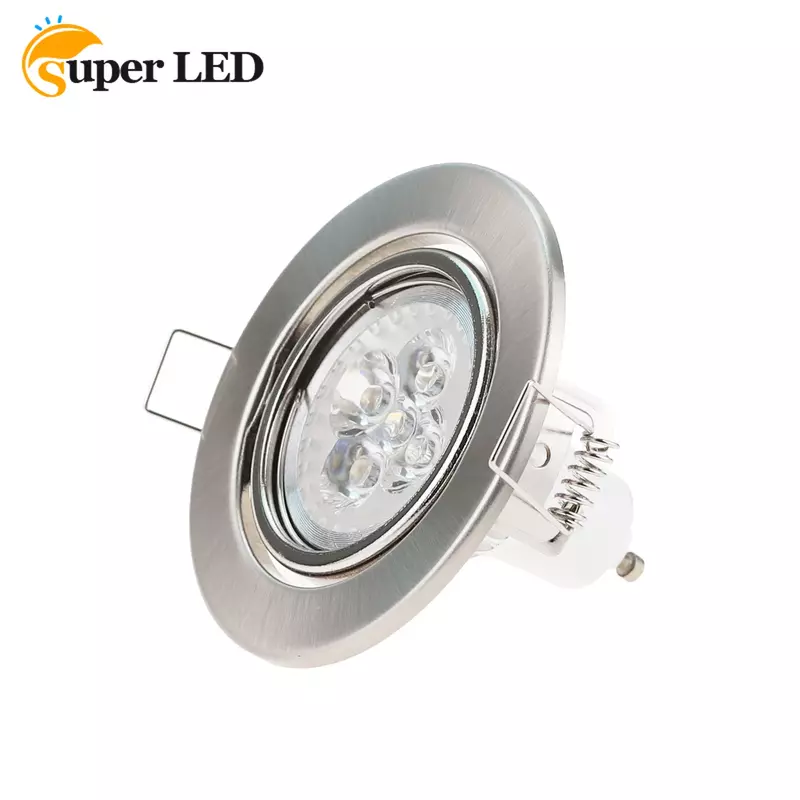 Casing bola mata LED Lampu sorot tersembunyi GU10 MR16 Casing bola mata Lampu sorot bawah perlengkapan Lampu GU10 pemegang