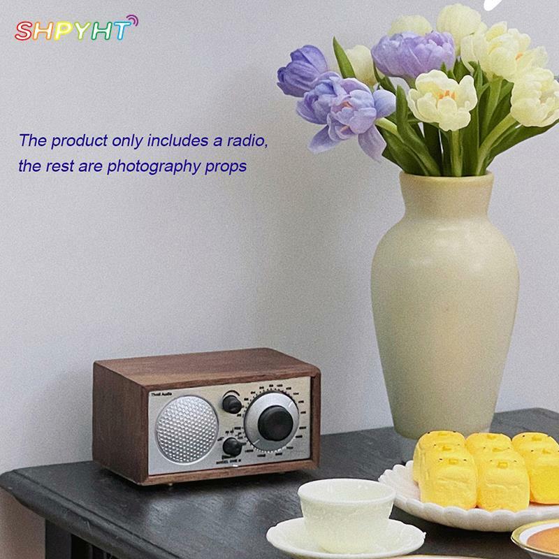 1:12 Dollhouse Miniature Radio Ornament Audio Player Model Home Decor Toy Doll House Accessories