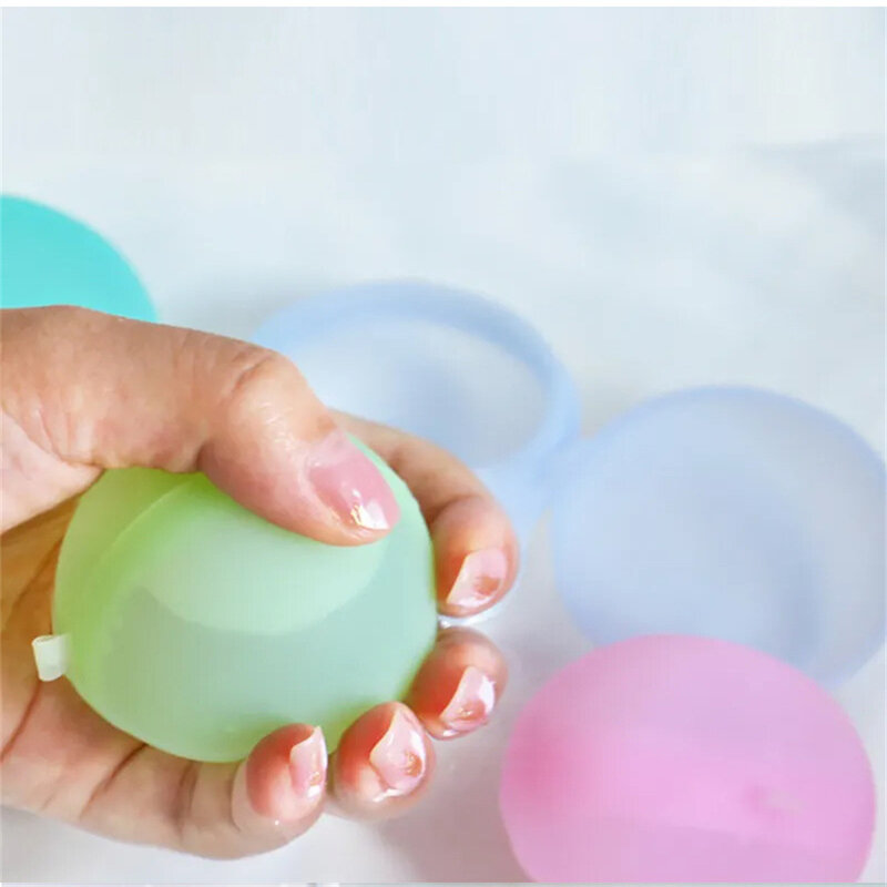 Ballons d'Eau Réutilisables en Silicone pour Enfants et Adultes, Jouets de Piscine, Gastronomie, Jeux de Bombe à Eau, Été