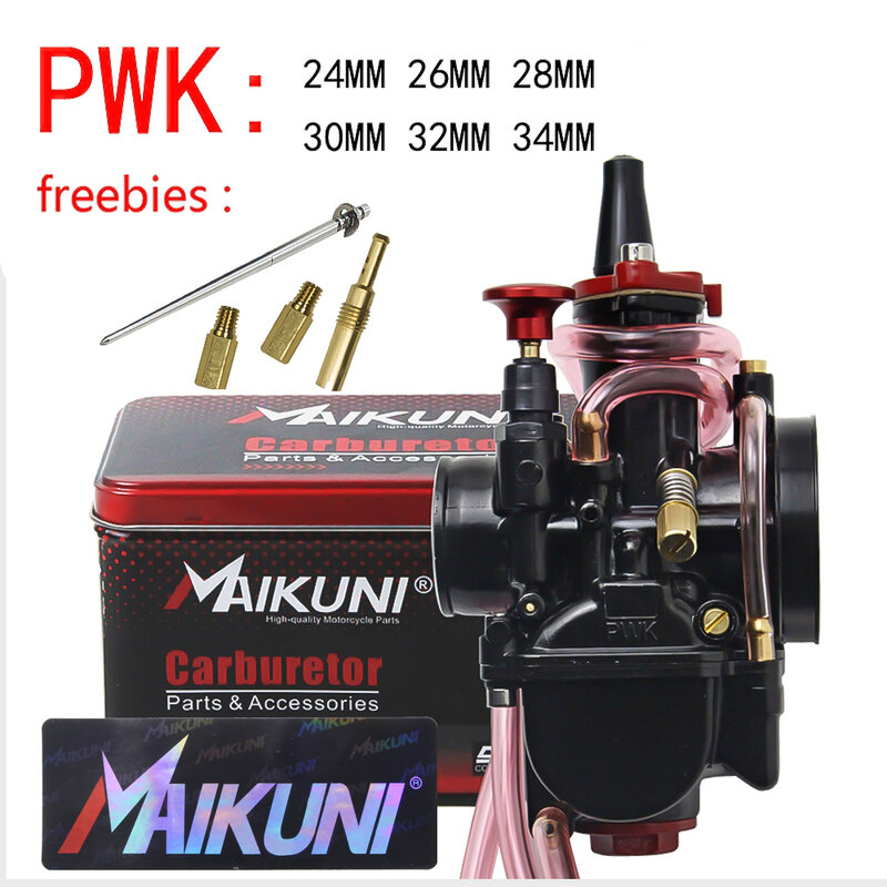 Maikuni-ユニバーサルパワーモーターサイクルキャブレター,Mikunpwkキャブレター,自転車およびスクーター用,21,24,26,28,30,32,または34mm