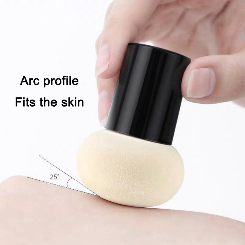 Cabeça de cogumelo cosméticos puff fundação maquiagem esponja em pó sopro suave esponja beleza maquiagem ferramenta