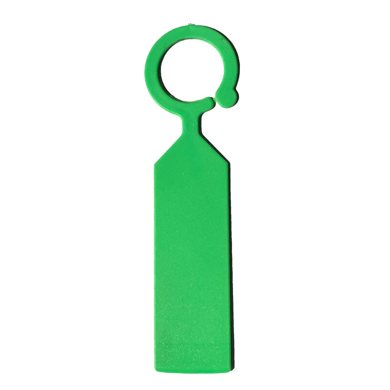 100pcs Garden Planting Tag Ring Hook Tree Markers Sign Plastic Waterproof Re-Usable Hanging Label Stake
