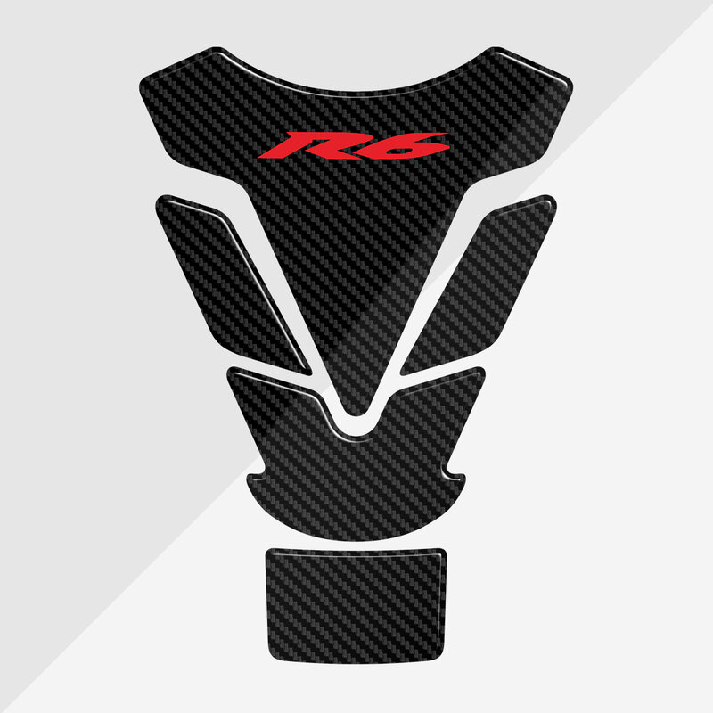 สติกเกอร์สำหรับ Yamaha motorrad YZF-R6 R6 R 6 R6S 3D ถังน้ำมันรถจักรยานยนต์อุปกรณ์เสริมสติกเกอร์ป้องกัน