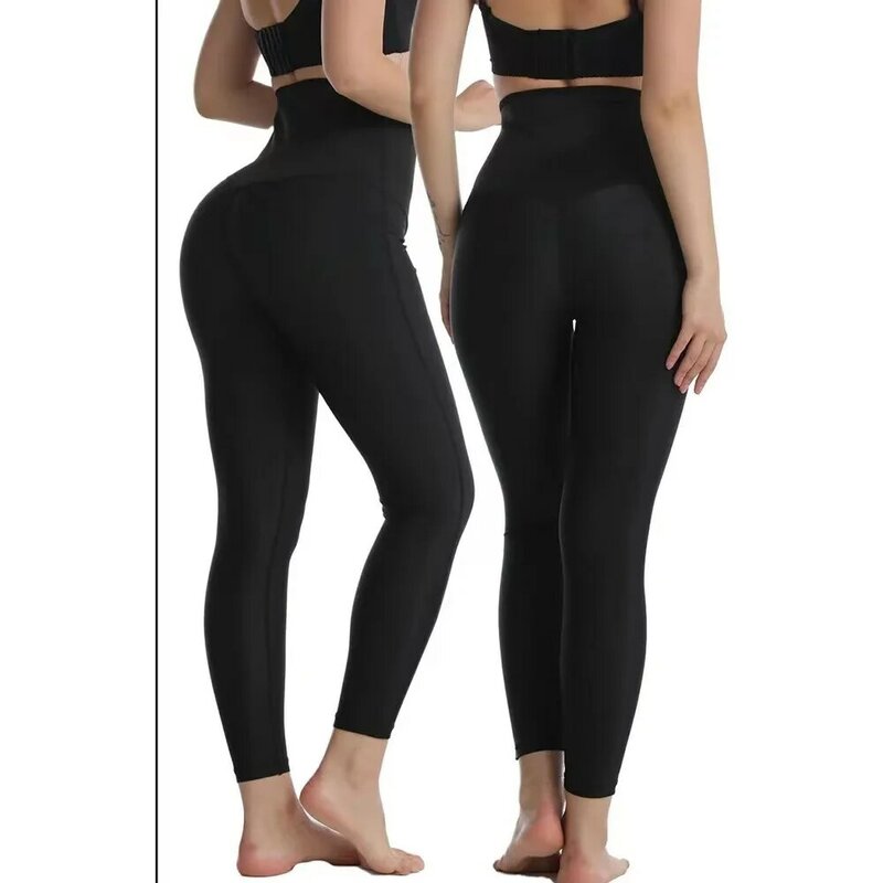 Женские Штаны Для Йоги, однотонные облегающие спортивные брюки-футляр с высокой талией, длинные брюки со стандартным соединением, плотные повседневные Простые Женские брюки 2024