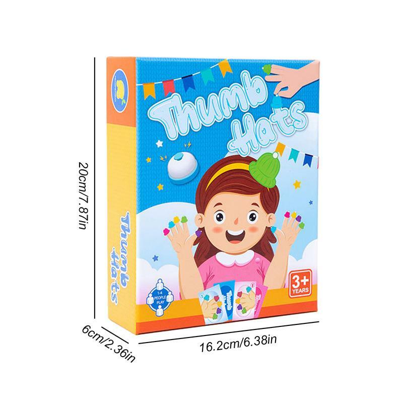 Thumb Hats Mini Finger Hat Tricks Game Preschool Learning Toy For Christmas Birthday Easter And Children's Day Gifts