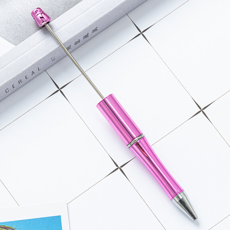 30Pcs Balpen Bead Diy Custom Pen Plastic Beadable Pen Kraal Pen School Kantoor Schrijven Levert Leuke Stationair