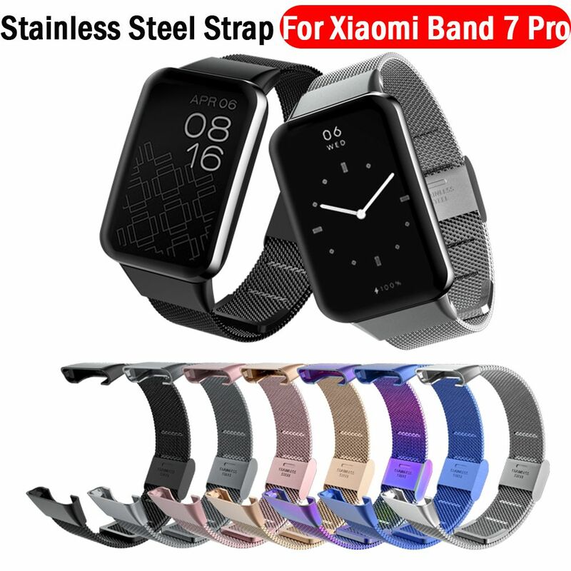 Metal Strap For Xiaomi Mi Band 7 Pro Bracelet Screwless Stainless Steel Watchband For Xiaomi Mi band 7Pro mi band 7 pro Straps
