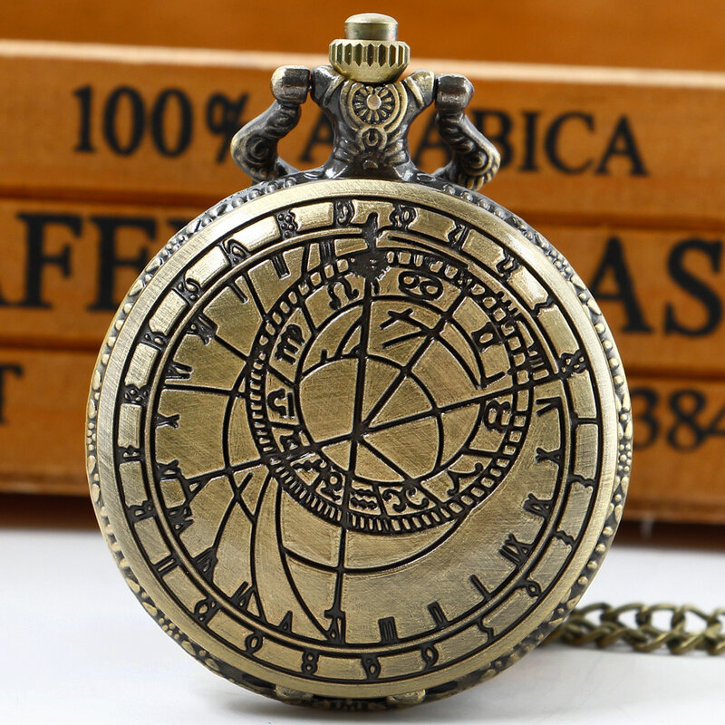 Relógios de bolso de quartzo para homens e crianças, Steampunk, FOB, Retro, Presentes com corrente, Drop Shipping