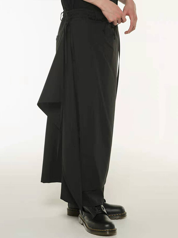 Yohji yamamoto pantaloni pantaloni stile giapponese larghi culottes unisex pantaloni Harem abbigliamento uomo owens abbigliamento donna oversize