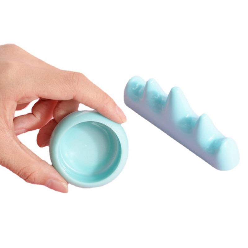 Nail Art Brush Cleaner supporto in plastica UV acrilico Gel Pen Pot Cleanser Cup tazza di lavaggio portaspazzole per unghie strumenti professionali per unghie