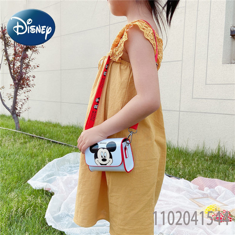 Disney bolsa de ombro com mickey mouse bonito mini crossbody saco para o miúdo bolsa minnie mickey mouse desenhos animados meninas sacos laterais