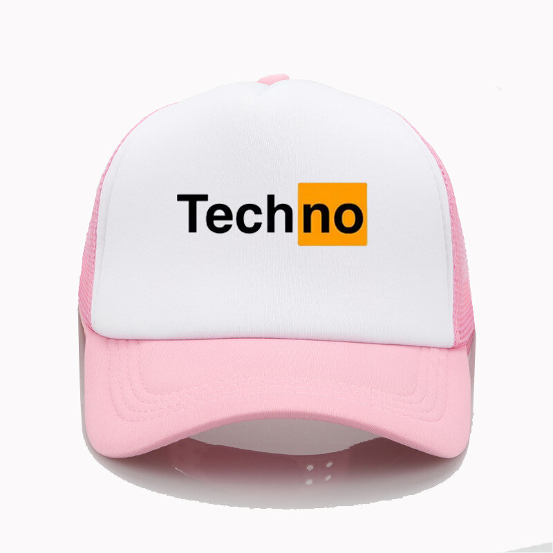 New Fashion Techno Hub Log Baseball Cap Mesh Summer Techno Lovers Best Gifts Casual Cool hat Snapback Adjustable Trucker Cap