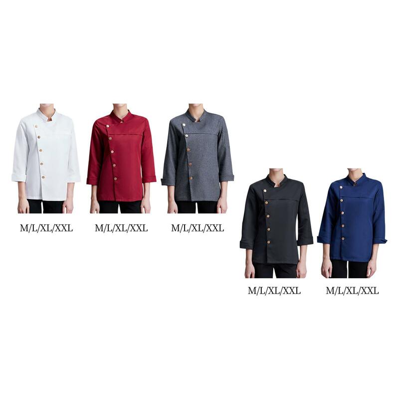 Мужские и женские пальто для шеф-повара, куртка, одежда для официанта, одежда для шеф-повара, униформа для кейтеринга