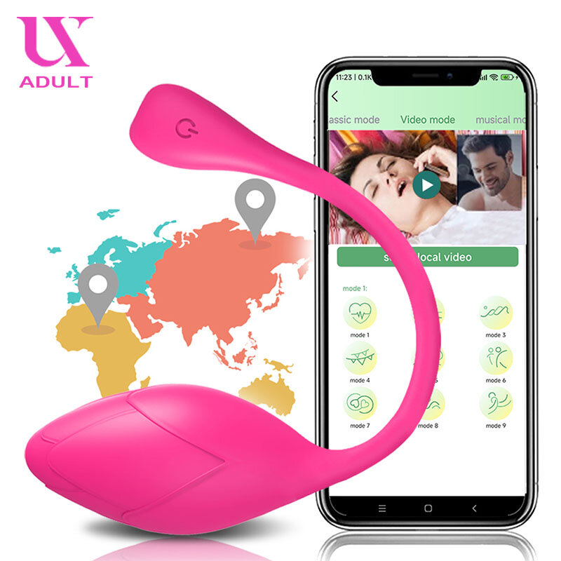 Bluetooth App Rose Vibrators Ei Voor Vrouwen Draadloze Afstandsbediening Dildo Vrouwelijke G Spot Vibrerende Liefde Ei Speeltjes Voor volwassenen