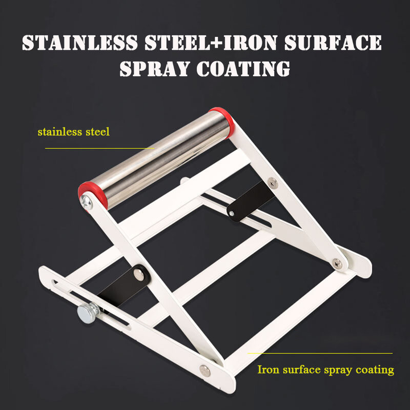 Estante de soporte para máquina de corte, soporte de rodillo de sujeción de Material largo, resistente, uso de sierra de mesa