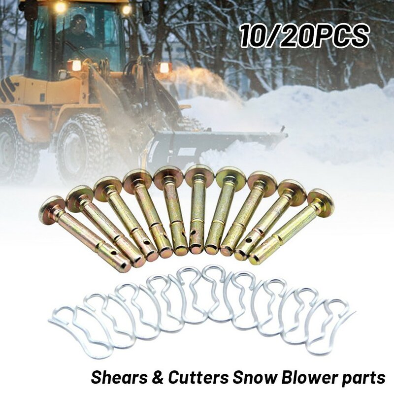 Replacement Shear Pins & Cotters Pins 5 Set/10 Set 738-04124A 714-04040 Accessories For Craftsman SnowBlowers Practical Sale