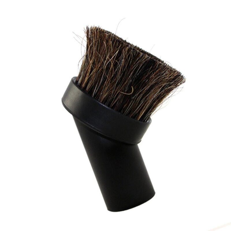 1PC 32mm Horsehair Vacuum Cleaner Brush Head Replacement Round Keyboard Space Dusting Brush Vacuum Cleaner Parts