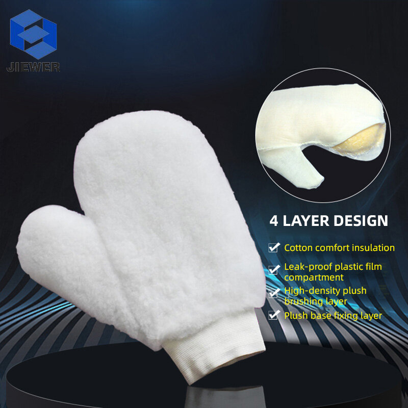 ZHUTU Professional Plush Paint Gloves Cotton Sponge Anti Leakage Wear-resistant Brushing Tool Accessories