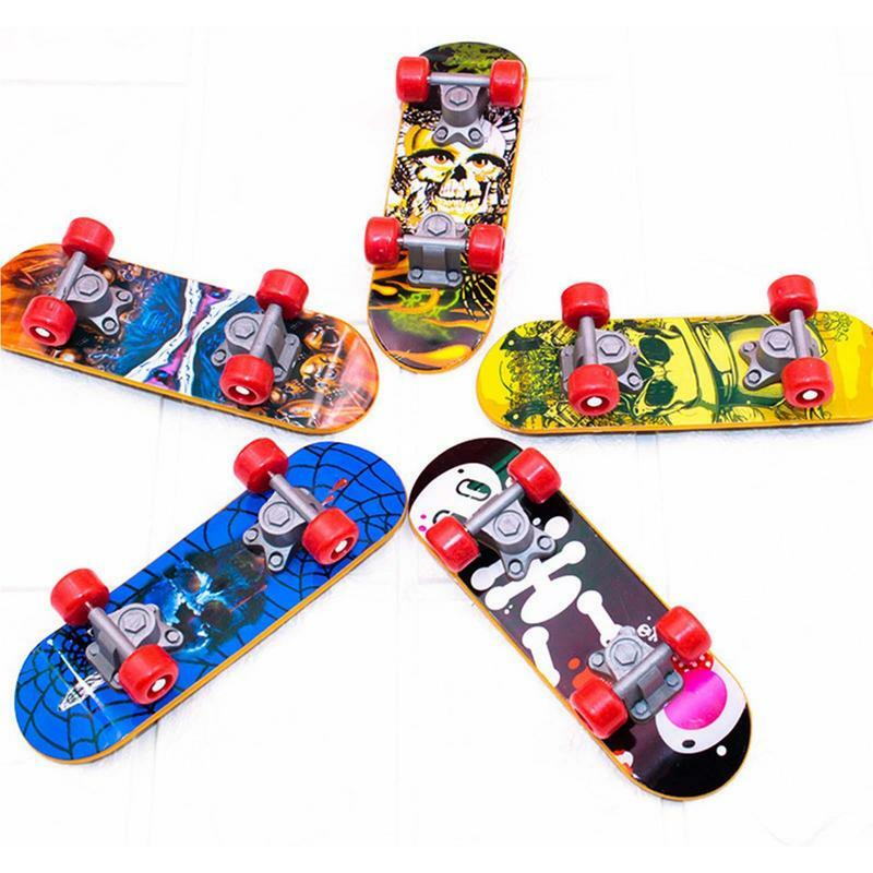 3 Stuks Mini Professionele Skate Board Speelgoed Cool Vinger Sport Plastic Skateboards Creatieve Vingertop Speelgoed Voor Volwassenen En Kinderen