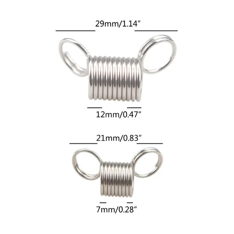10 Pcs Beads Stopper Mini Spring Clamps Creative Bead Wire Ends Jewelry Making Tool for DIY Handmade Bracelets Necklace