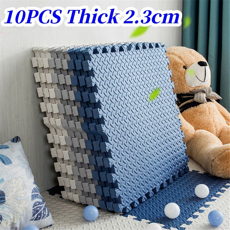 10 шт., детский игровой коврик, 2,3 см, 30x30 см