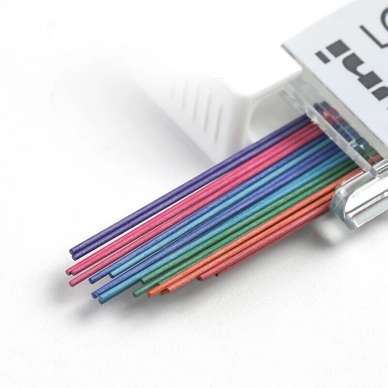 Uni-Nano Dia Lápis Colorido Leads Mecânicos, Suprimentos de Escrita, 0.5-202NDC, 0.5mm, Japão, 1Pc