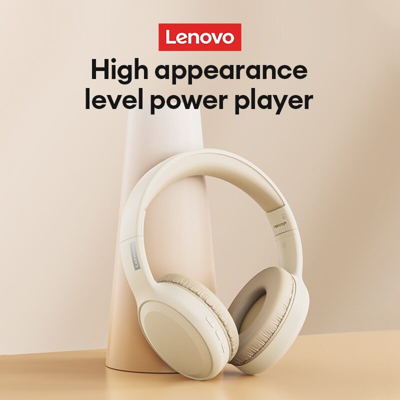 Lenovo TH30 Casque Sans Fil Bluetooth 5.3 Écouteurs Pliable Casque De Jeu Sport Casque avec Micro Musique Écouteurs 250mAh