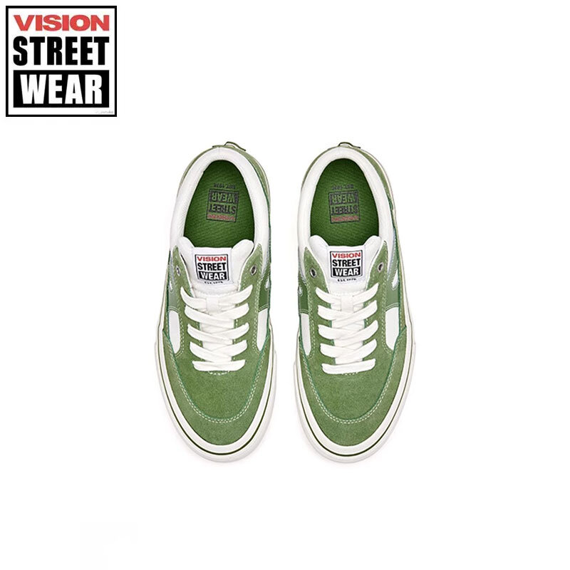 Vision street wear sapatos de lona de camurça para homens e mulheres, sapatos de skate low-top, sapatos casuais, calçados esportivos de rua