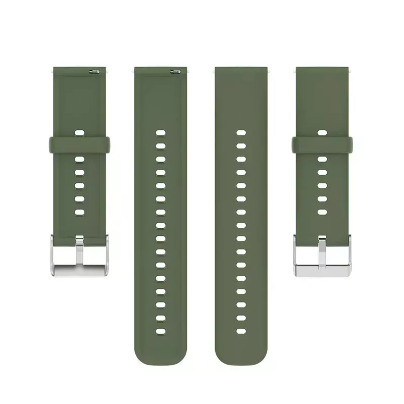 Pulseiras de silicone para Samsung Galaxy Watch 4, Watchstrap Band, Acessórios Desportivos, Pulseira Clássica, 44mm, 40mm, 42mm, 46mm