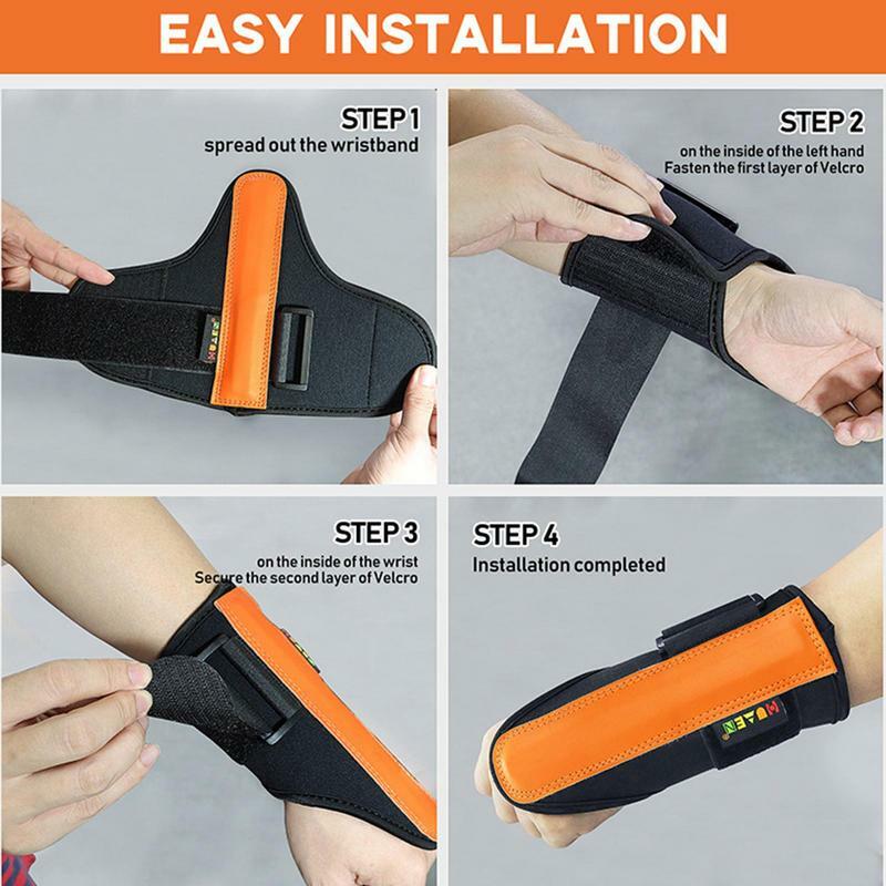 Golf Wrist Support Adjustable Wrist Brace For Golf Swinging Elastic Corrector Band To Increase Swing Strength For Golf Course