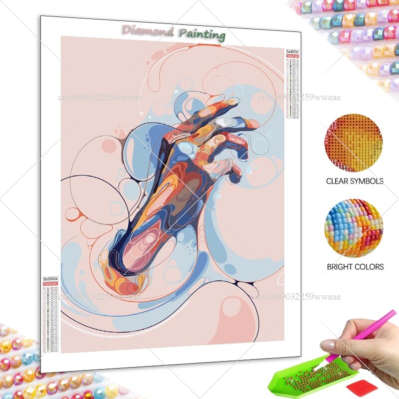 Diamond Painting 5d Art Hand Line Drawing Mosaic Needlework Full Kits Embroidery Sale For Home Decor Art Craft For Friends Gifts