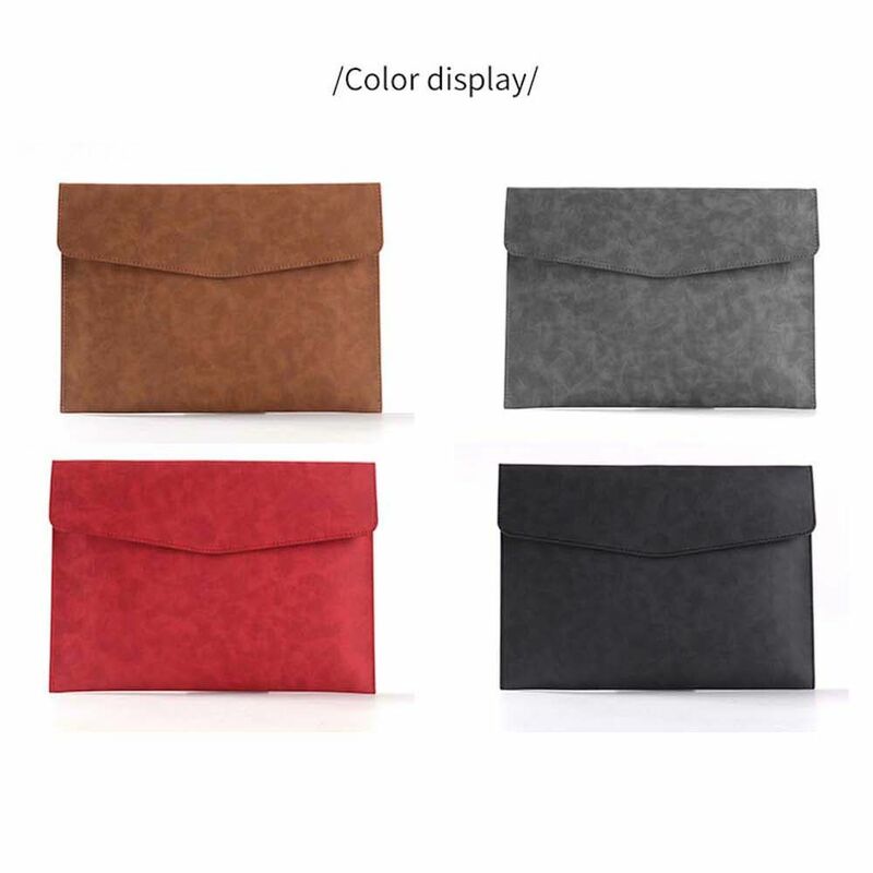 High-Grade Large Capacity Tablet Bag Filing Products Business Handbag PU Leather Folder Document Organizer Bag Laptop Bag