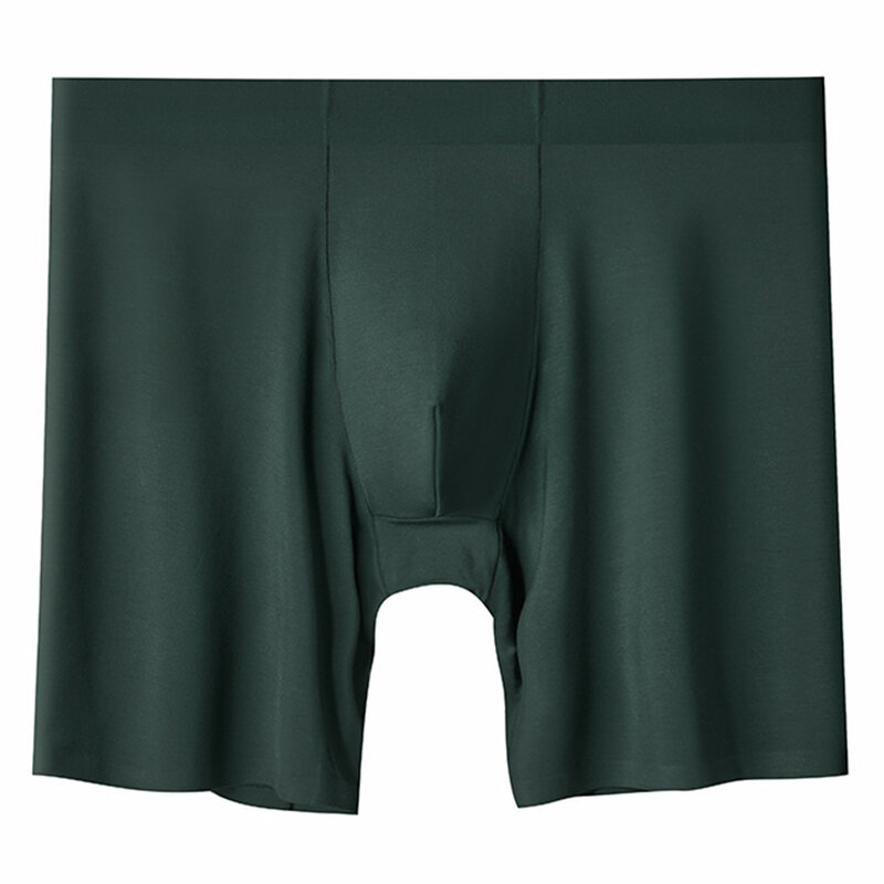 กางเกงในบ็อกเซอร์ผ้าไหมน้ำแข็งสำหรับผู้ชายเซ็กซี่กางเกงใน bulge POUCH ไร้รอยต่อกางเกงในบางเฉียบกางเกงในว่ายน้ำกีฬาลำลองกางเกงชั้นใน