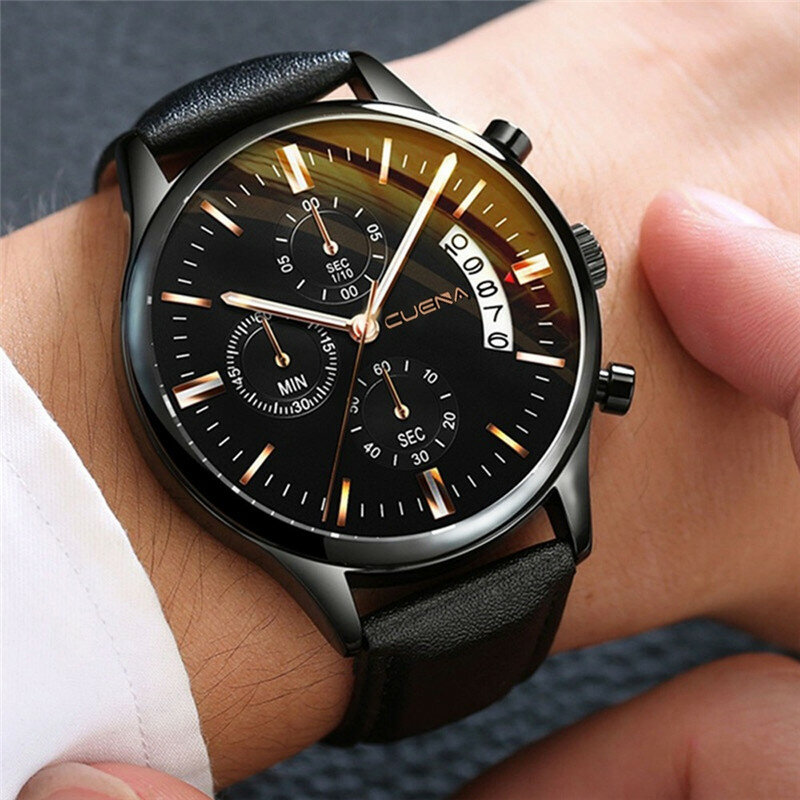 Женские модные часы из нержавеющей стали кожа кожаные ремешки кварцевые аналоговые часы Classic Wrist Watches Gift Watch