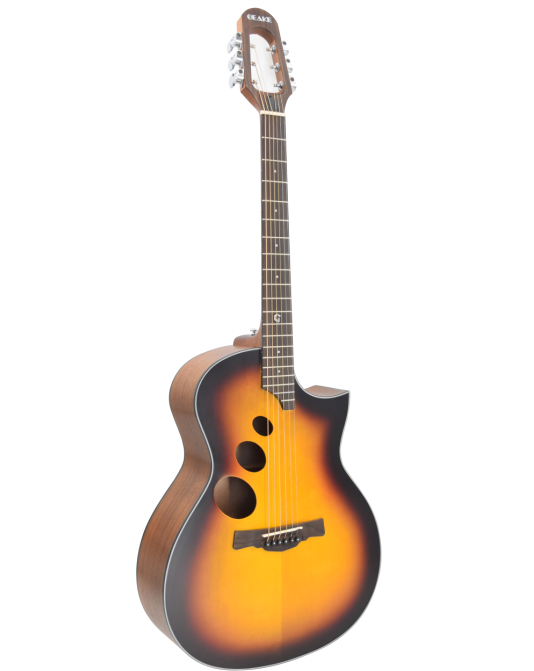 Высококачественная акустическая электрическая гитара с красивым внешним видом