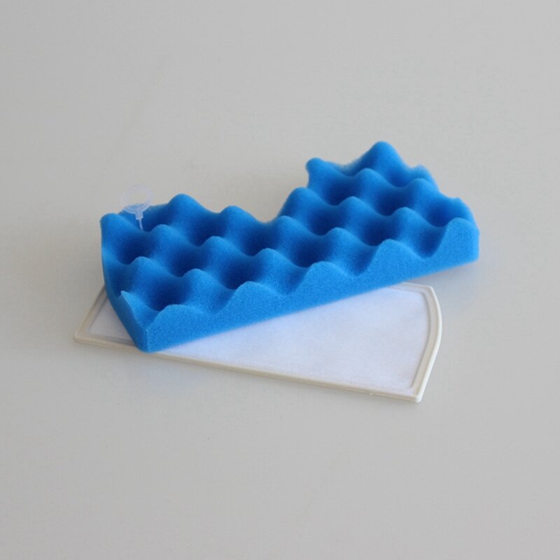 Juego de filtros de esponja azul para aspiradora, piezas de algodón blanco para Samsung, serie DJ97-01040C, 20 unidades
