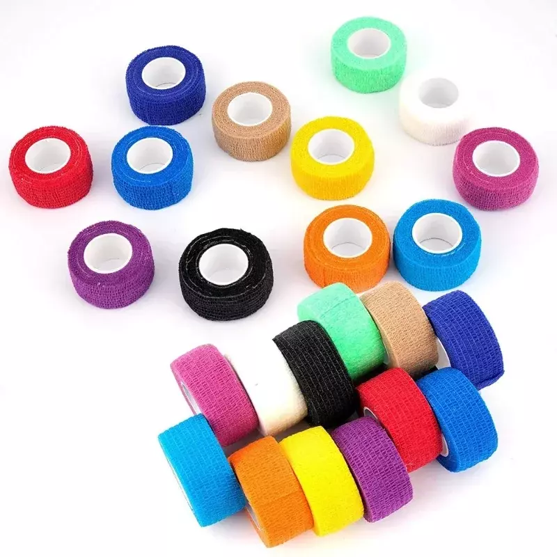 Vendajes elásticos vendaje de dedo cinta de vendaje elástico autoblocante cinta de kinesiología adhesivo yeso