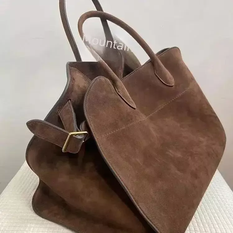 Ladies' Top-handle Bag High-end Feel Niche Design Large Capacity Vintage Commute Handbag For Autumn/winter Season